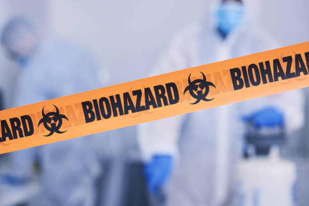 Professional Biohazard Cleanup technician working in Exeter, NE